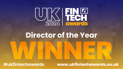 UK FinTech Director of the Year award logo, 2024